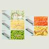 Handheld Kitchen Mandoline Slicer for Vegetables Cheese Manual Onion Cutter Practical Food Cutting Tool with Container