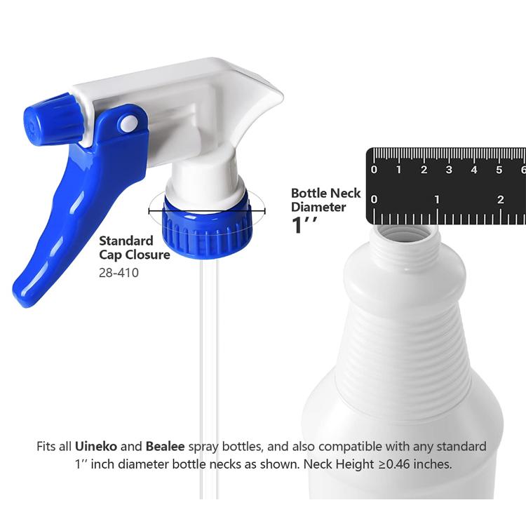 Hot Sale Chemical Mist Hand Trigger Sprayer Plastic Pp 24/410 28/400 28/410 Head Trigger for Water Spray Bottle
