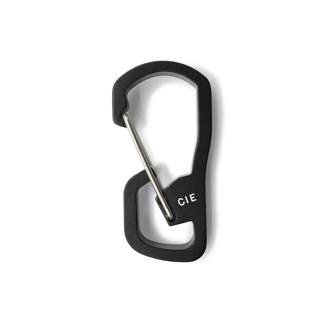 CIE 2ROOMS CARABINER NATO Set of Lightweight and Aluminum Carabiners BLACK, 2, Carabiners, Cordura, Men's Women's,