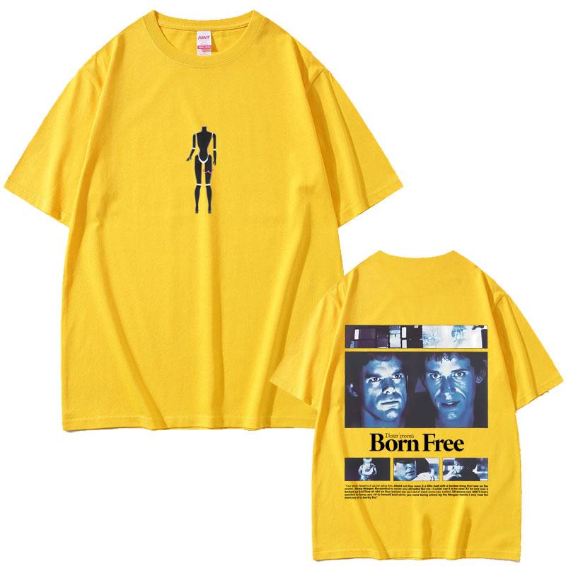 2025 Summer Classic TV Series Dexter Graphic Men Women 100% Pure Cotton Printed T-shirt Male Rock Gothic Oversized Tshirt Y2k