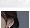 S925 Sterling Silver Diamond Ear Cuffs - 2026 Elegant Japanese Korean Style Simple Hoop Earrings for Women