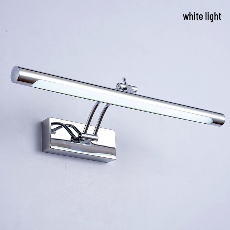 Modern Minimalist LED Vanity Mirror Light, Stainless Steel, Anti-Fog, Bathroom Makeup Wall Light