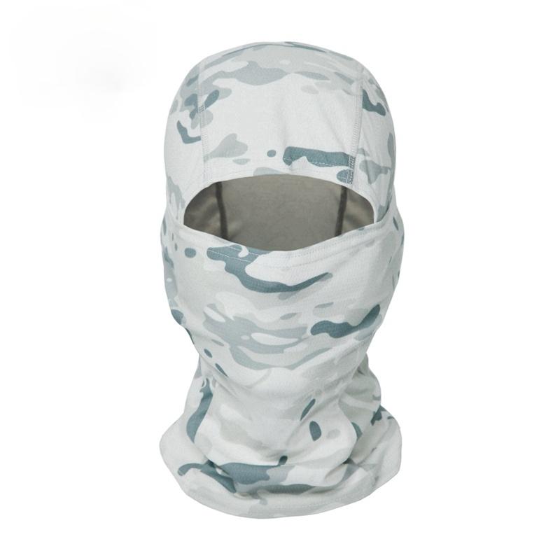 Camouflage Sturmhaube Vollgesichtsbedeckung Winter Halswärmer Taktisch Ski Radsport Helm-Innenfutter für Airsoft