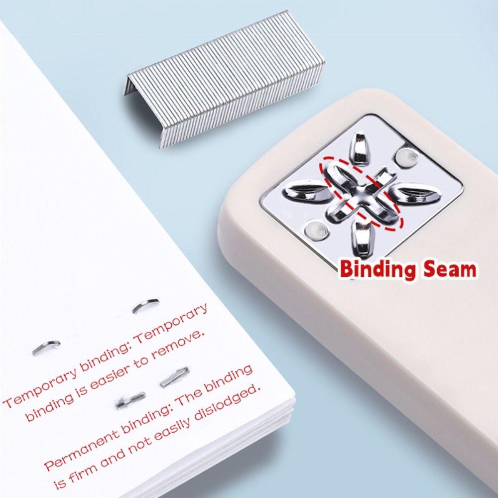 360 Degree Rotary Stapler Use 24/6 26/6 Staples Bookbinding Machine  Bookbinding Supplies