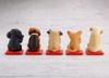 Kunio Lucky Dog 2 PVC Painted Finished Product 6 Pieces BOX Sato's
