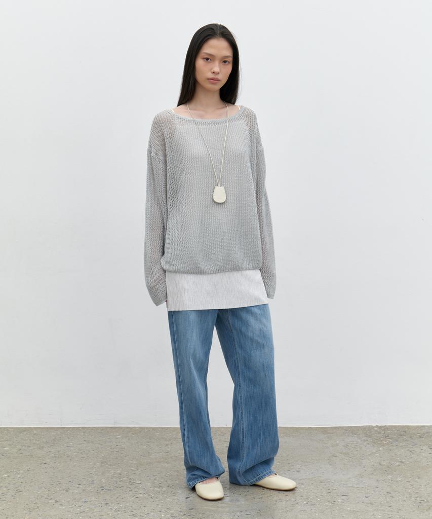 Yulago Paper Boatneck Loose Knit