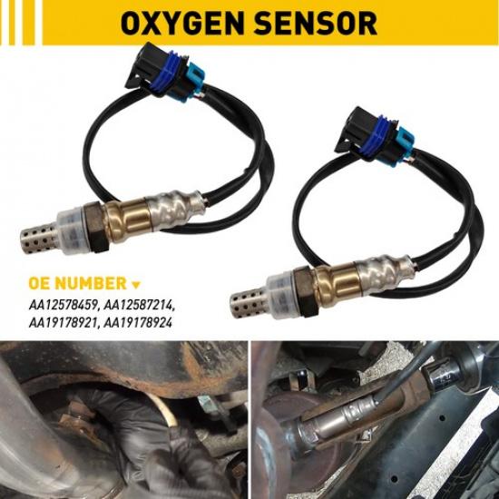 2X Upstream Downstream O2 02 Oxygen Sensor For Buick Cadillac Chevy GMC Hammer