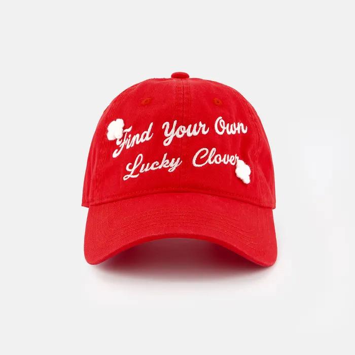 Lucky Clover Cap-Red