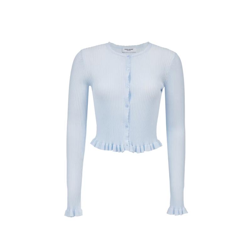 VEROMODA Women's Lace Bell Sleeve Knit Cardigan