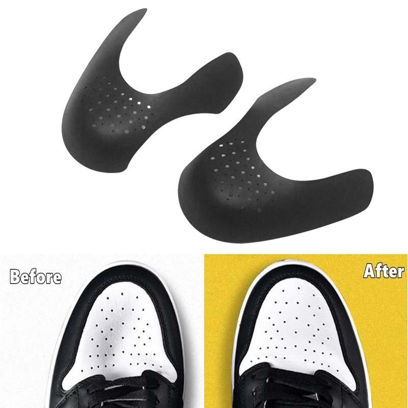 Universal Sneaker Shoe Shields Anti Wrinkle Toe Box Protector  Crease Guards for Sports Basketball Shoes One Pair