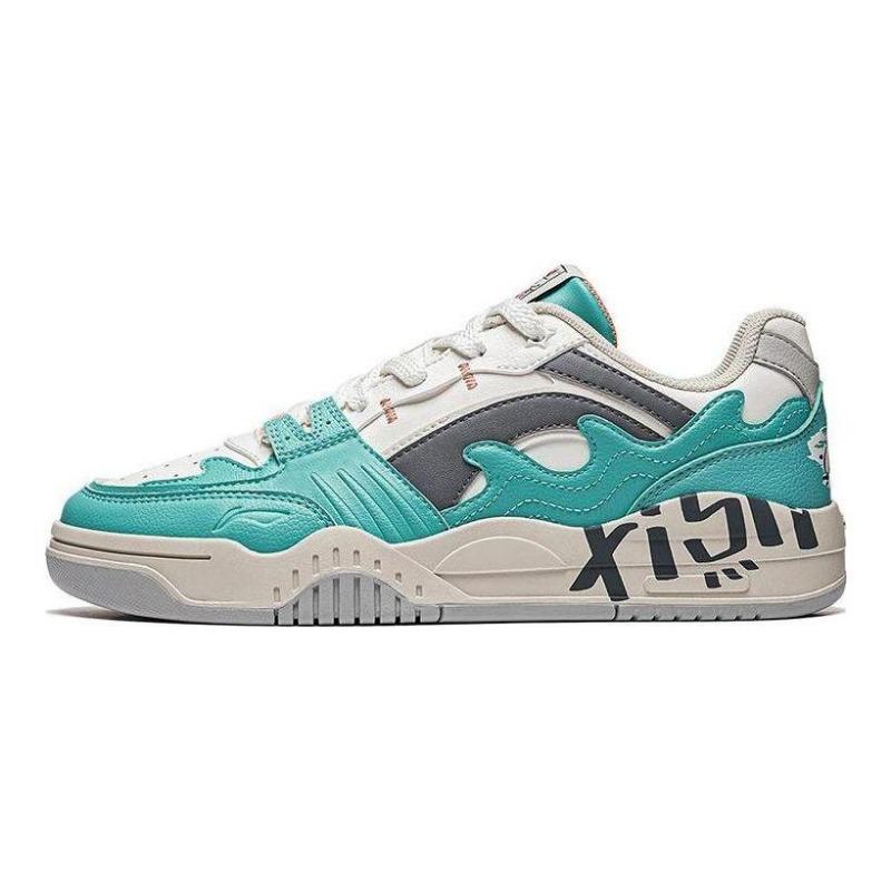 Li-Ning Yuebai Ocean Women Low Top Skate Shoes Green AGCT416-2 37.5