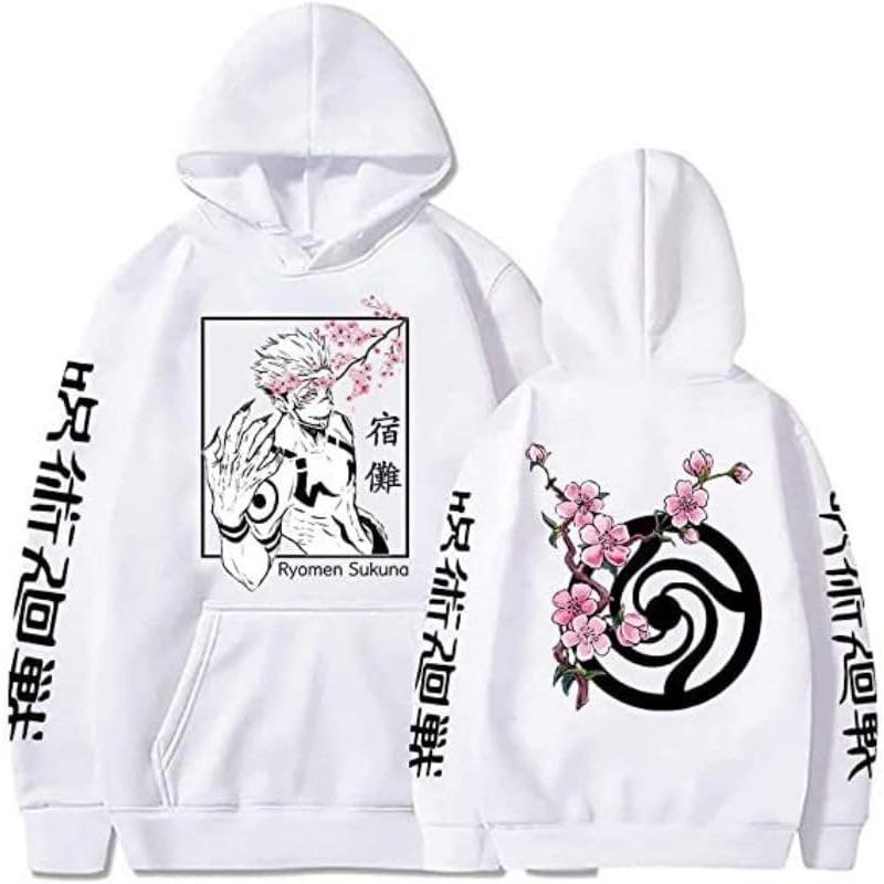 Anime Jujutsu Kaisen Yuta Okkotsu Hoodies Men Harajuku Manga Casual Long Sleeve Women Sweatshirts