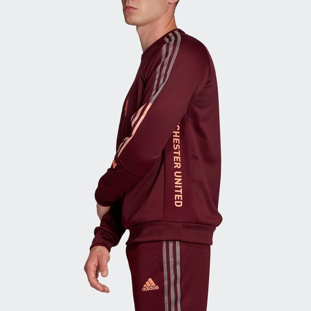 adidas MUFC Travel SWT Manchester United Soccer/Football Sports Pullover Purple Men's FR3863