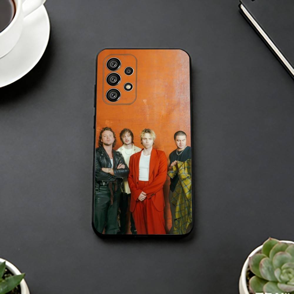 5 Seconds Of Summers 5SOS Phone Case For Samsung S25,S24,S21,S22,S23,S30,Ultra,S20,Plus,Fe,Lite,Note,10,Black Cover