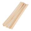 50Pcs Bamboo Weaving Strips DIY Craft Kit Flat Bamboo Sticks for Hand Fans Paintings Basket Weaving and DIY Projects