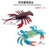 Solid Plastic Simulation Large Ocean Animal Model Seahorse Lobster Crab Science and Education Figure Toy