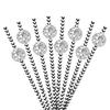 New Style, Disco Themed, Nightclub, Flat Spherical, Disposable, Paper Straws, Party Drinks, Decorative Items