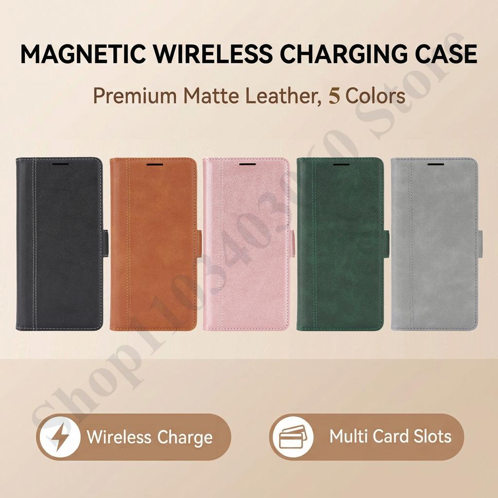 2 In 1 Magnetic Leather Case For Samsung Galaxy S26 S25 Ultra S24 Plus S23 Cash Cards Slot Wireless Charging Wallet Phone Cover