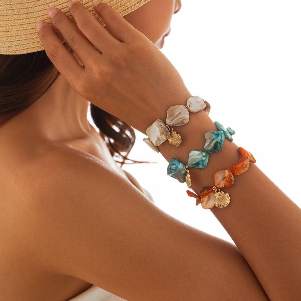 Adjustable Irregular Chain Bracelets Y2K Women Bracelets Casual Charm Bangles