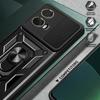 For Motorola Moto S50 Neo 5G/G85 5G Case with Slide Camera Lid PC+TPU Kickstand Phone Cover