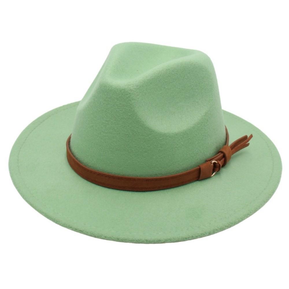 Artificial Suede Western Cowboy Hat Tibetan Style Jazz Fedora Hats Outdoor Riding