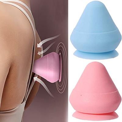 Adsorption Type Fascia Ball Massage Cone Plantar Lumbar Back Shoulder And Neck Whole Body Meridian Points Silicone Fascia Ball