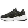DLites Lace-Up Shock Absorbing Durable Breathable Low-Top Running Shoes Women Sneaker Black Gold 8730056-BKGD