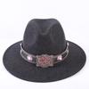 Popular European and American High-end Wool Top Hat, Men's and Women's Fashion Versatile Elegant Top Hat Jazz Hat