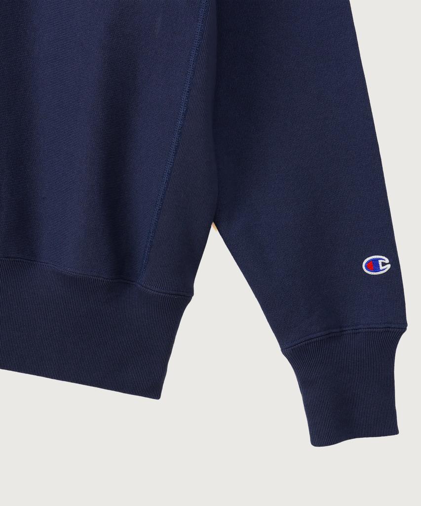 Champion Reverse Weave Blu-Tack Regular Fit Brushed College Sweatshirt Dark Navy