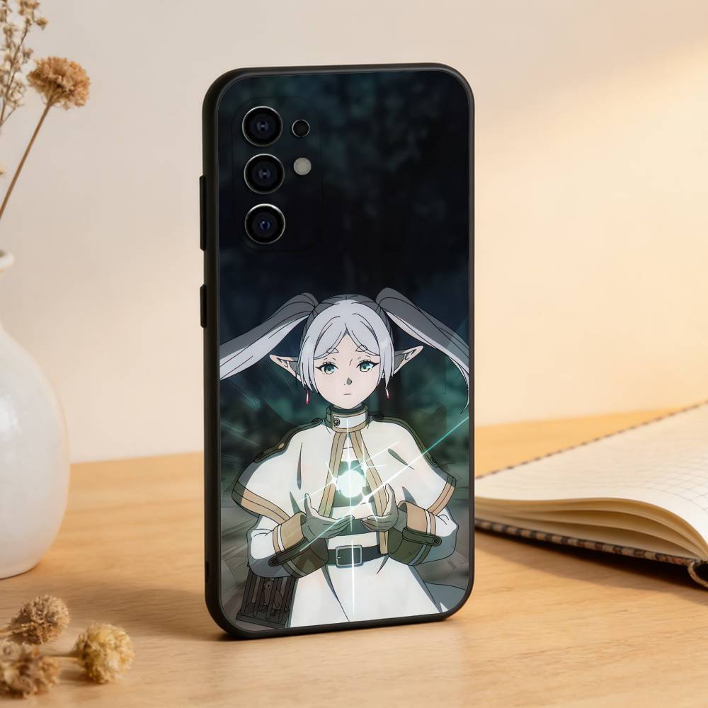 

Frieren Beyond Journey s End Phone Case For Samsung S25,S24,S21,S22,S23,S30,Ultra,S20,Plus,Fe,Lite,Note,10,Black Cover Samsung S21fe