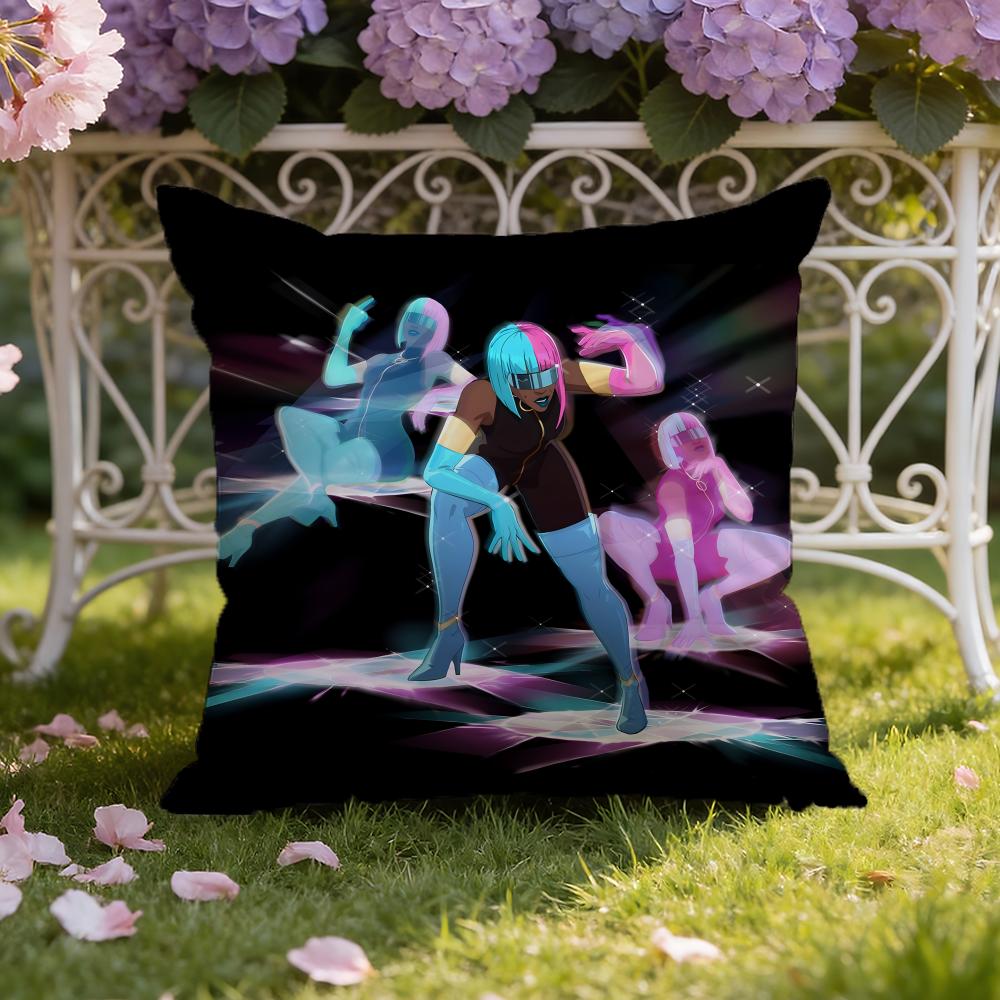 Game D-Dispatch Cushion Cover Home & Car Dual-Scene Pillow Cover: Reversible for Premium Comfort