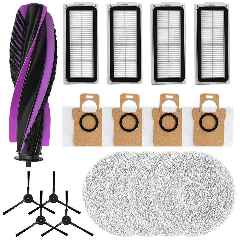 1 Set For JONR For P20 PRO / For T5 PRO Robot Vacuum Filter Mop Cloth  Bag Side Brush Kits Vacuum Cleaner Accessories To Replace