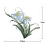 Chinesischer Traditioneller Stil Orchideen-Stickerei-Aufnäher DIY Bastelartikel mit Schmelzkleber Orchidee Schmelzklebe-Aufnäher 3D Blume Bügelbar