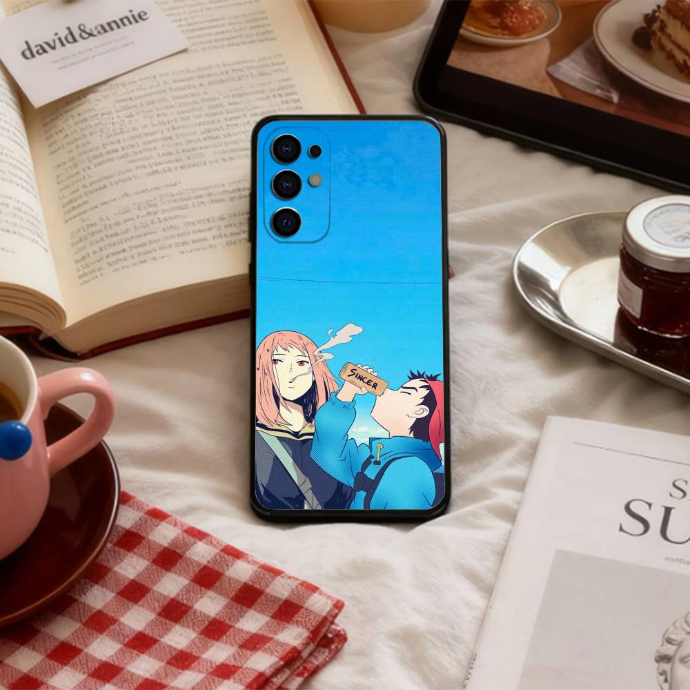 P-Psychedelic F-FLCL   Phone Case For Samsung S 25,24,23,22,30,21,10,9,Ultra,Plus,Lite,FE,4,5 G Soft Black Case