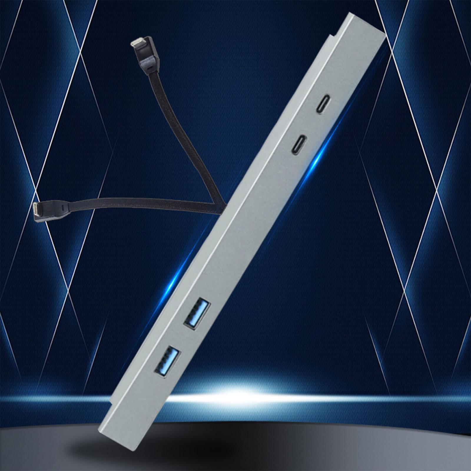 

USB Hub Docking Station of Center Console Splitter Smart Sensor Fast Charging Adapter Accessories Suitable for Y