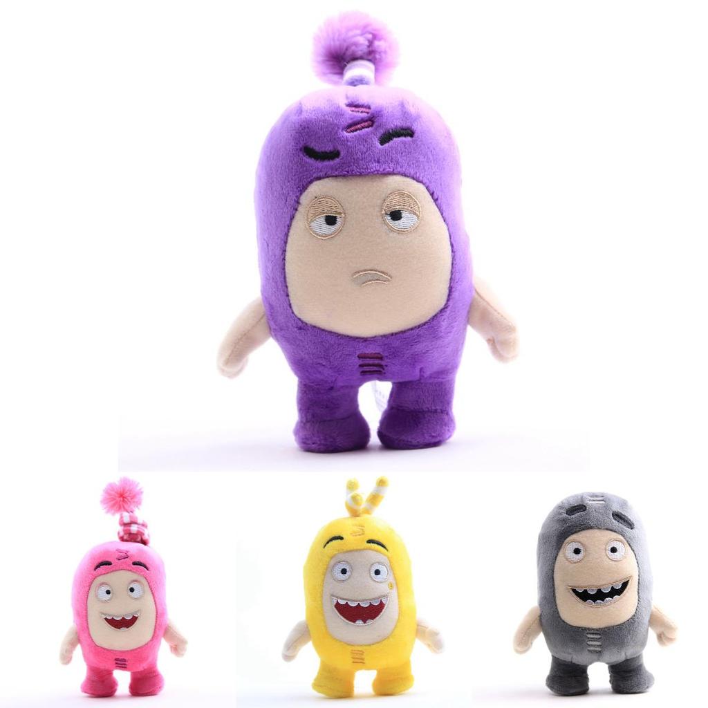 Oddbods Peluche Morbido Coccoloso da 18cm Newt Bubbles Pogo Zee Jeff Fuse Slick Per un Comfort Accogliente