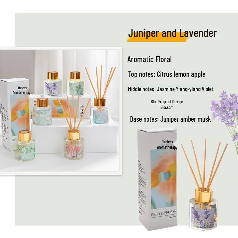 Rietisen Rattan Flameless Aroma Diffuser for Bedroom - Long-Lasting Scent and Deodorizing Essential Oil Ornament 160ML