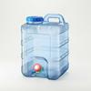Water Jug with Spigot Transparent Faucet Portable for Campers, Journeyers, Camping,