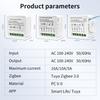 Tuya Zigbee 3.0 Smart Switch Module DIY Breaker Relay 1/2/3 Gang Light Switch Voice Control With Alexa Google Home Assistant