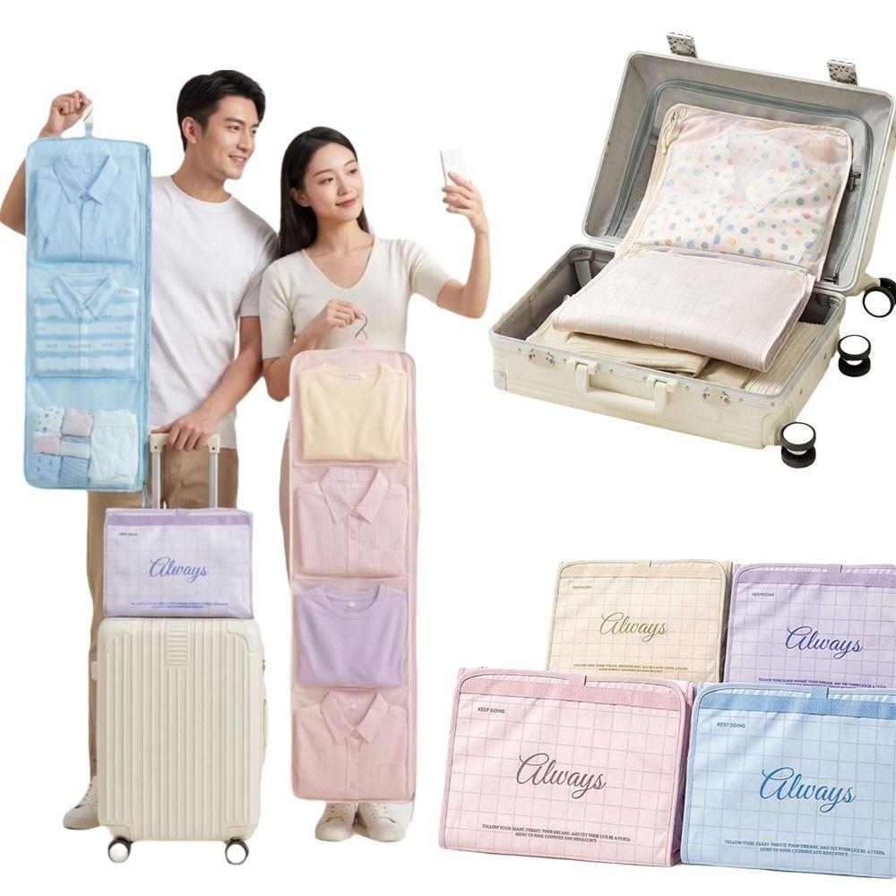 Foldable Hanging Storage Bag Breathable Closet Organizer Bag Clothes Accessories