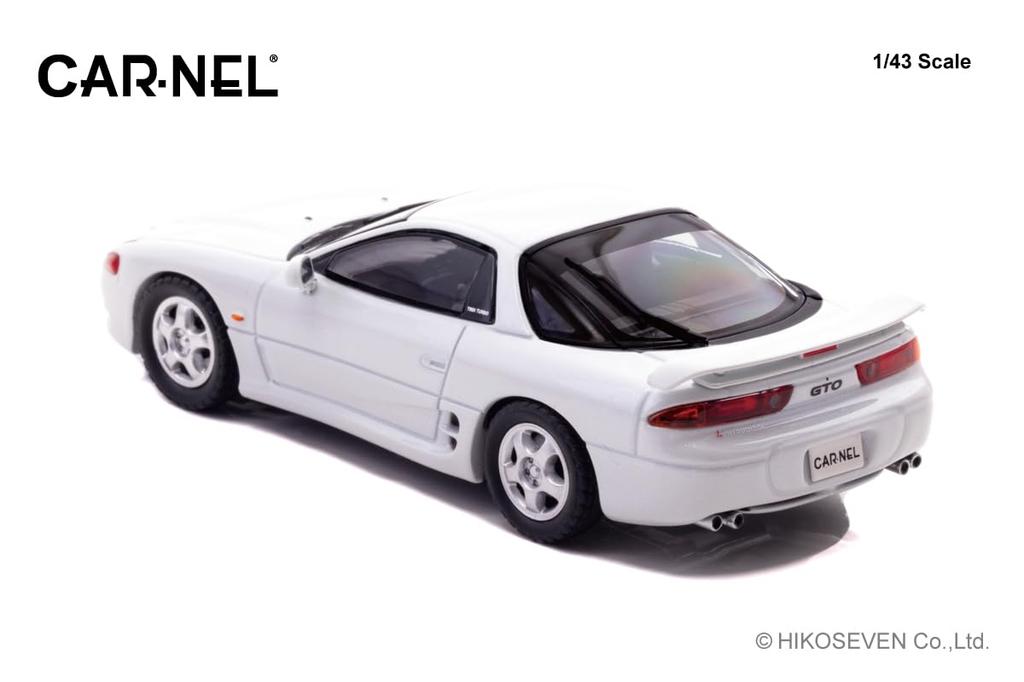 CARNEL Scale Mitsubishi GTO Twin Turbo 1993 Galaxy White Finished Model CN439303 1/43 (Z16A)