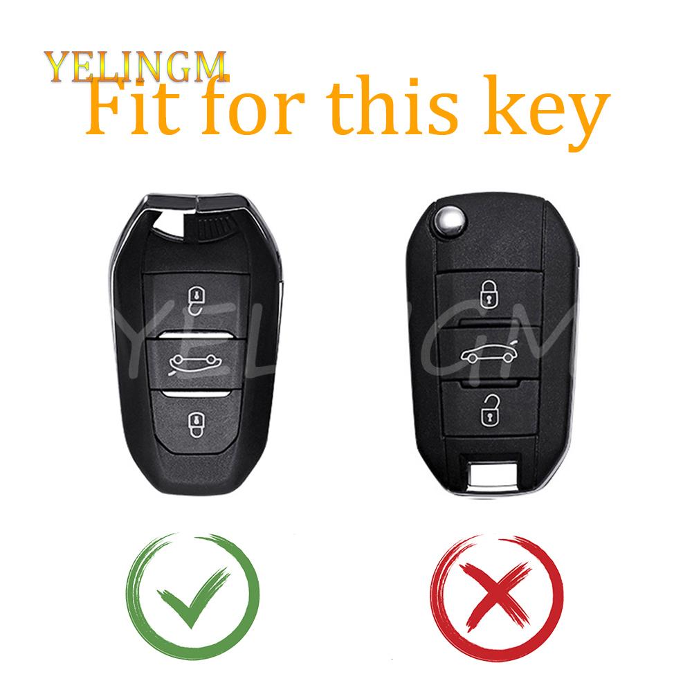 Tpu For Peugeot 4008 5008 308 408 508 2008 3008 Citroen C4 C4L C6 C3-Xr Picasso Ds3 Ds4 Ds5 Shell Fob Car Remote Key Case Cover