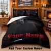 Scream Ghostface Custom Name 3Pcs Bedding Set 1 Bed Sheet 2 Pillowcases Bedroom Home Decor