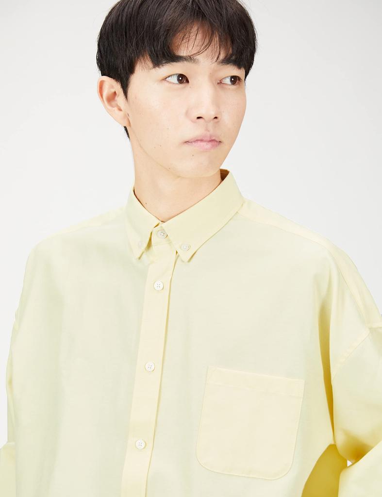 [IMPROVES] Long Sleeve Oxford Button-Down Shirt