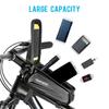 Waterproof Bicycle Phone Mount Bags Front Frame Top Tube Bag with Touchscreen Phone Holder Case