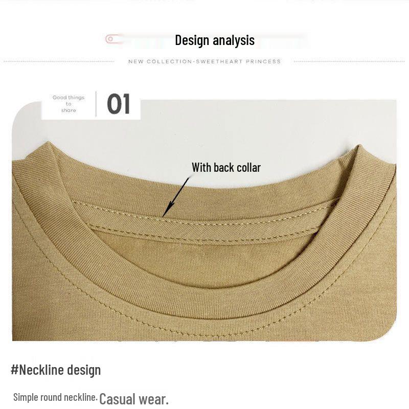 Korean Style Boys' Short Sleeve T-shirt - Summer 2024 Pure Cotton Toddler Top