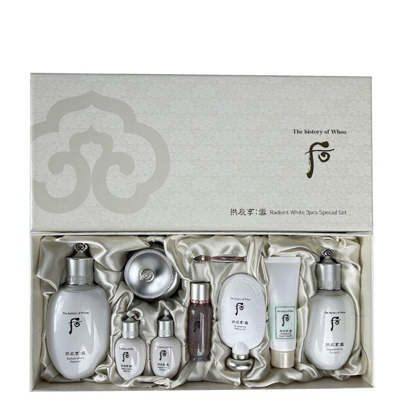THE HISTORY OF WHOO Gongjinhyang Seol Radiant White 3pcs Set / Moisturizing, Korean Cosmetics, Kbeauty