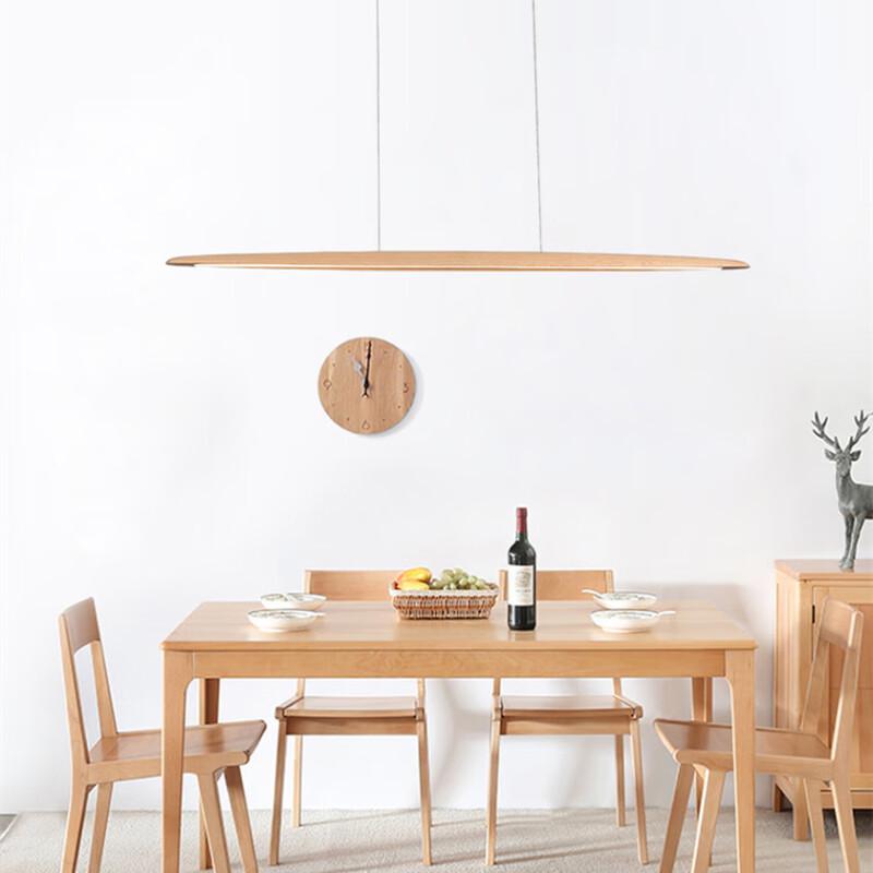 Pailide Modern Wood Strip Pendant Light