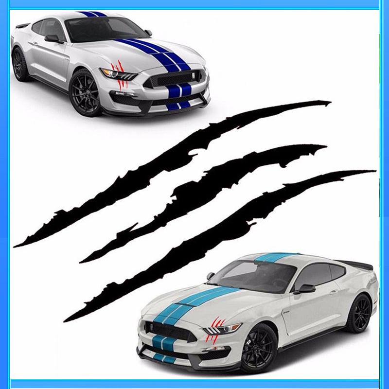 Autoaufkleber Geisterkralle Auto Motorhaube Vinylaufkleber Kreative Modifikation Reflektierende Aufkleber Teufelskralle Kratzer Autodekoration