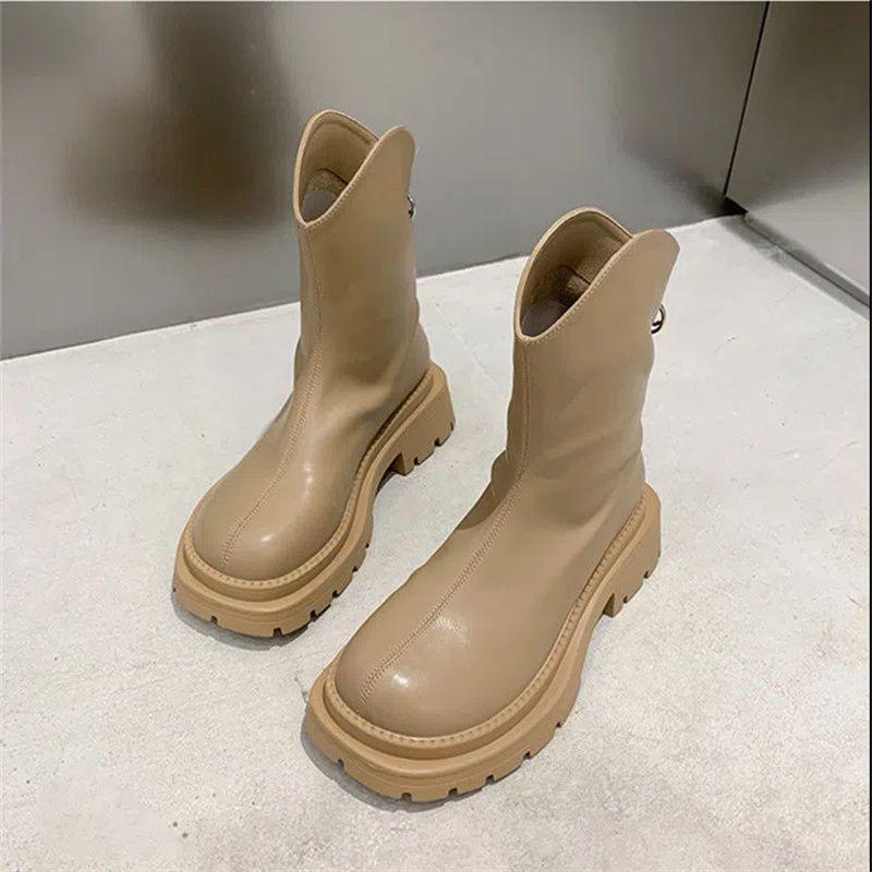 Super fire Internet celebrity platform Martin boots women's 2025 new British style short boots women's boots tide increase medium boots women